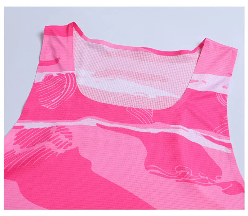 Adult Men Women Running Hiking Shirts Tight Gym Tank Top Fitness Marathon T-shirts Sport Exercise Basketball Vest Clothes D24